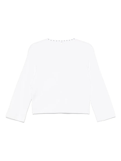 Stud-Embellished Cardigan