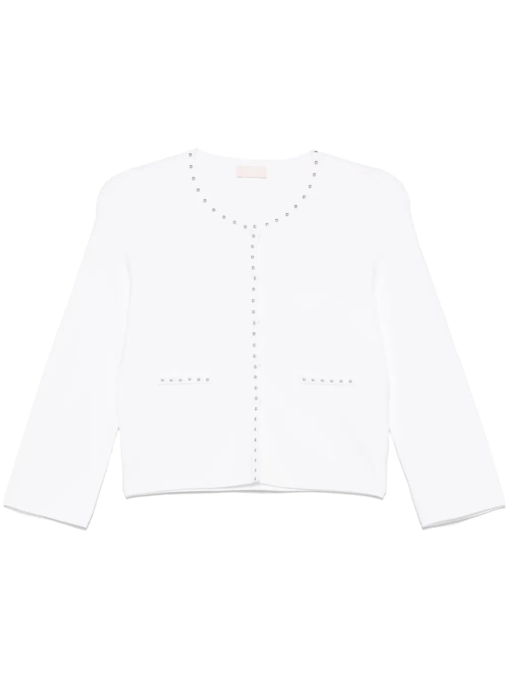 Stud-Embellished Cardigan
