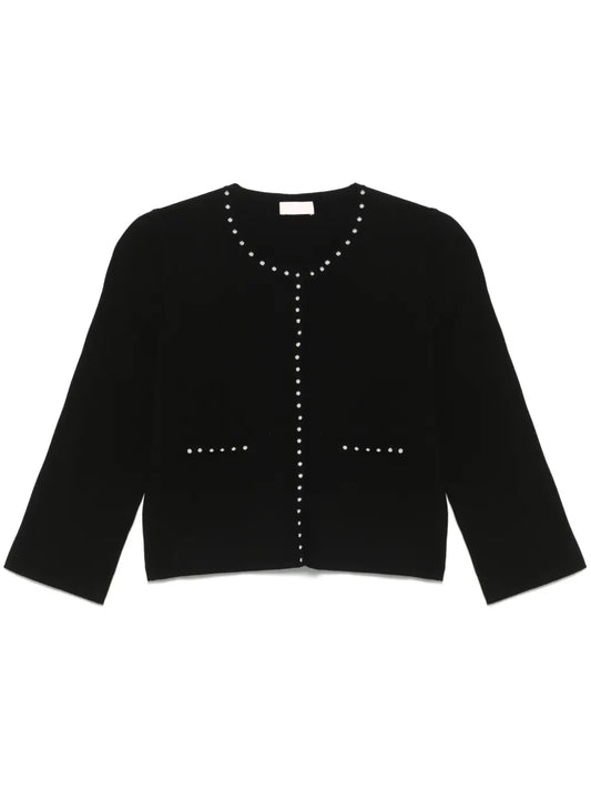 Stud-Embellished Cardigan