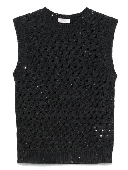 Sequin-Embellished Top