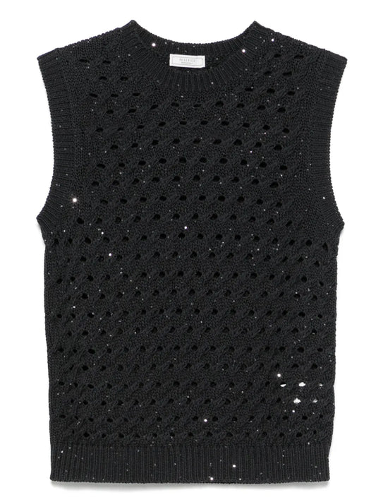 Sequin-Embellished Top