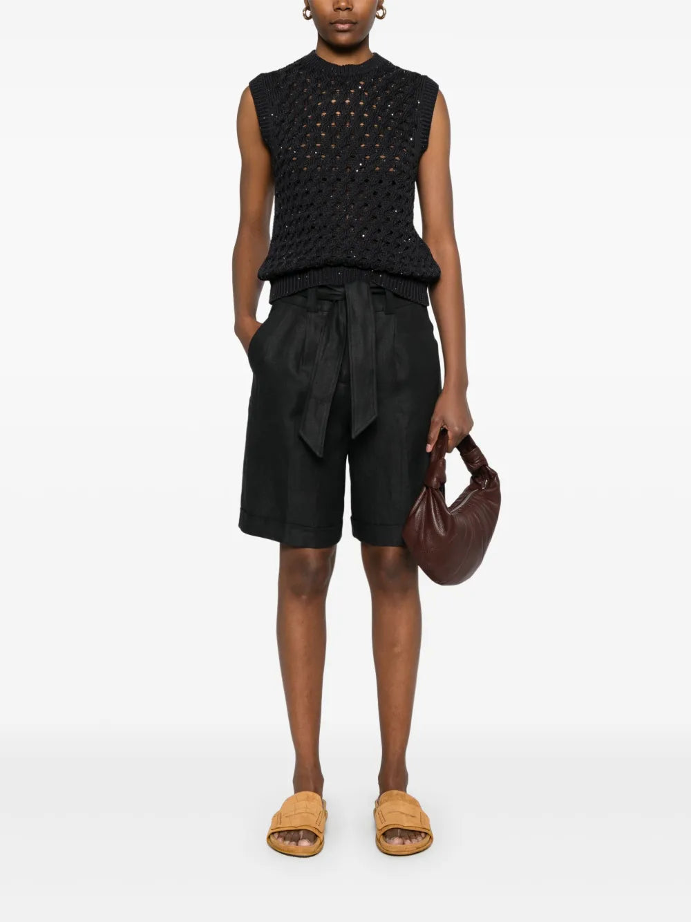 Sequin-Embellished Top