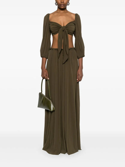 Draped-Detail Top