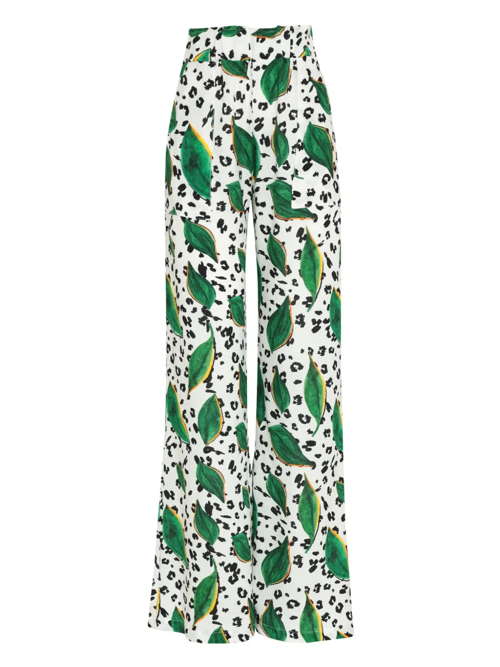 Graphic-Print Trousers