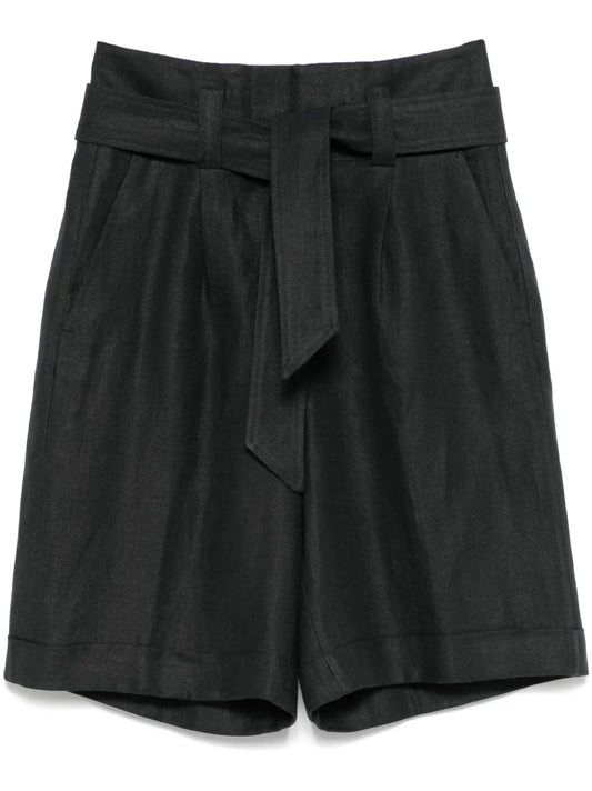 Pleat-Detailed Shorts