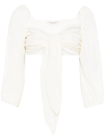 Draped-Detail Top