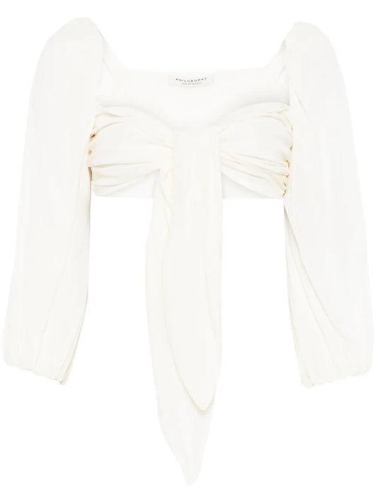 Draped-Detail Top
