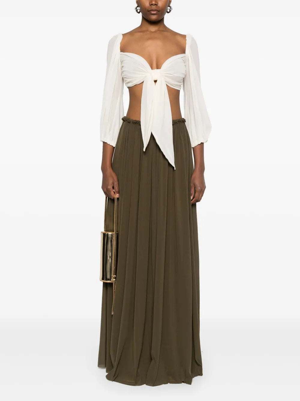 Draped-Detail Top
