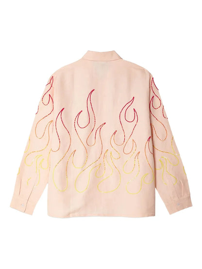 Flame-Pattern Shirt