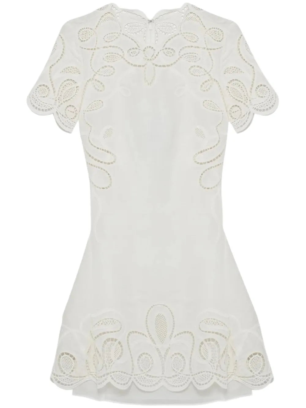 Embroidered Mini Dress