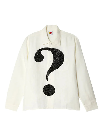 Question Mark-Detail Shirt