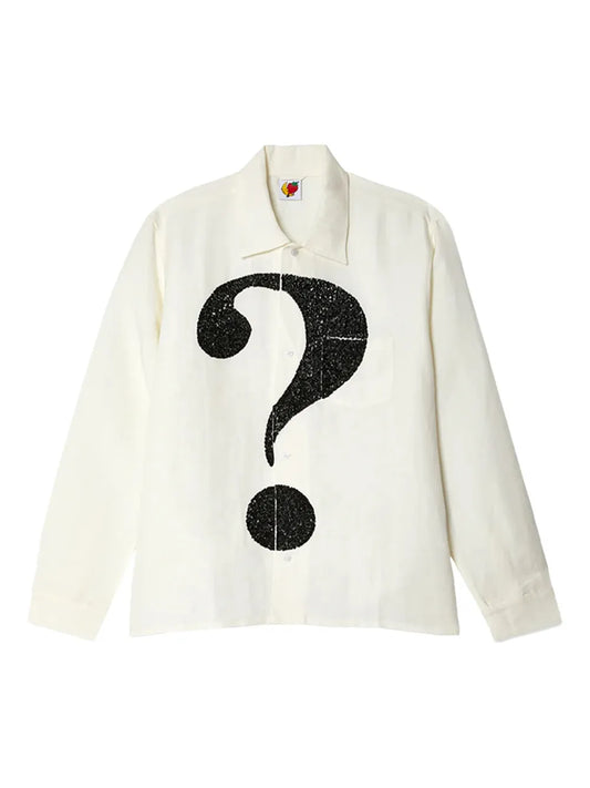 Question Mark-Detail Shirt