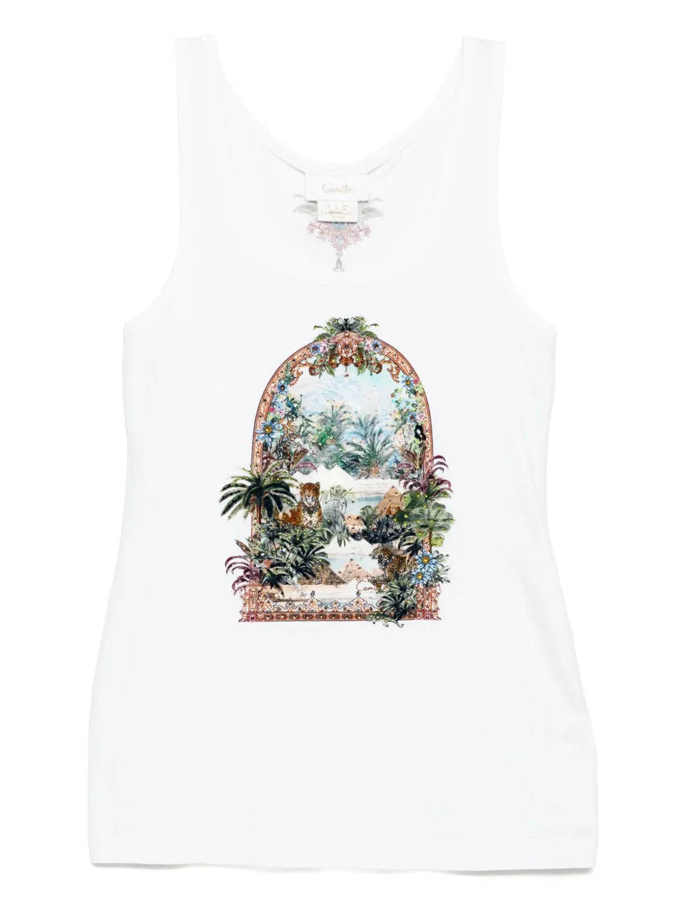 Jersey Scoop-Neck Tank Top