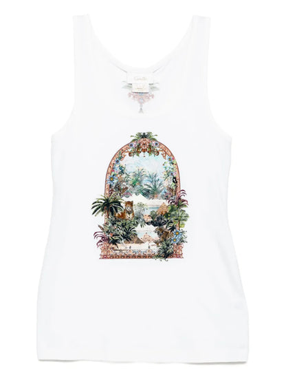 Jersey Scoop-Neck Tank Top