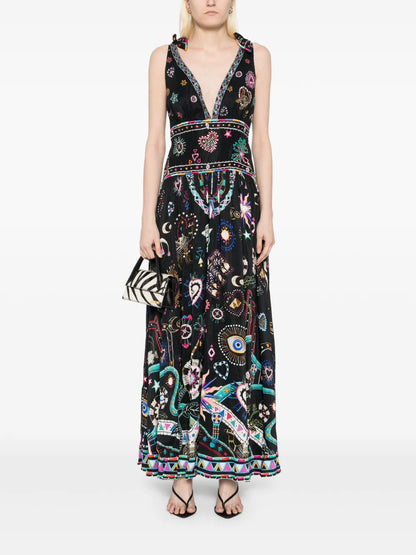 Tie Shoulder Dress