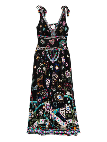 Tie Shoulder Dress