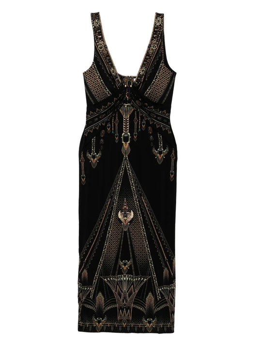 Hardware Detail Tank Dress