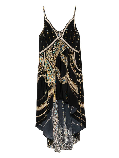 Strappy High-Low Dress