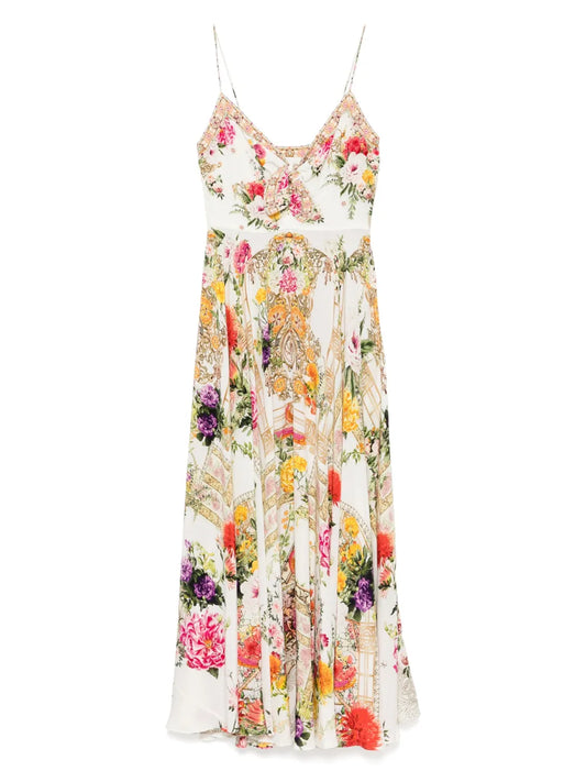 The Egyptian Rose Tie Front Dress