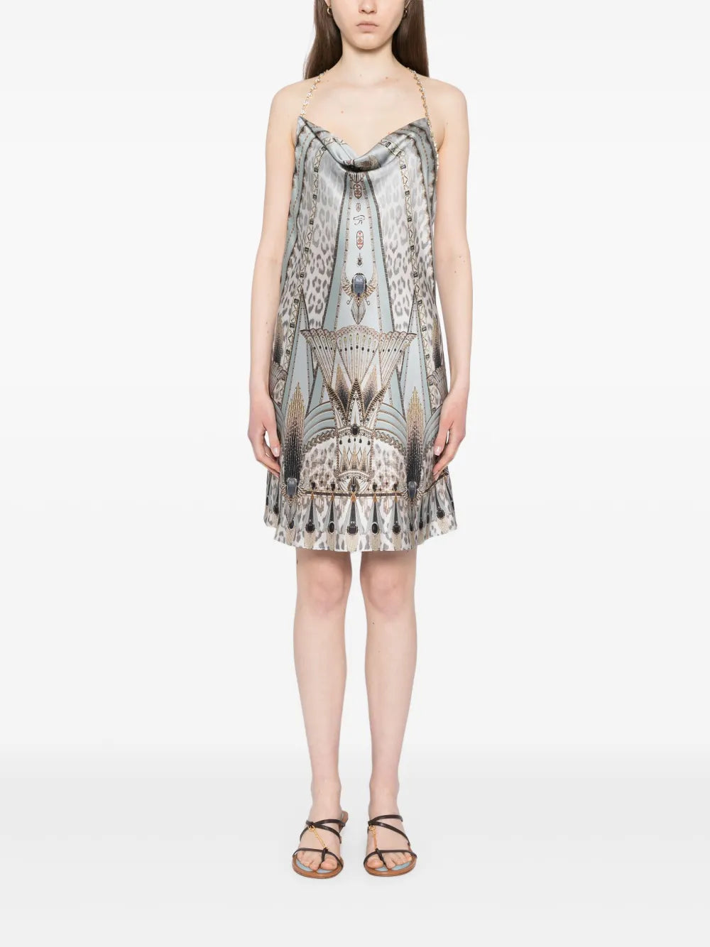 The Sahara Starlet Short Bias Halter Dress