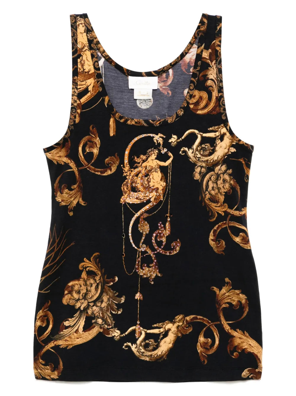 Jersey Scoop-Neck Tank Top