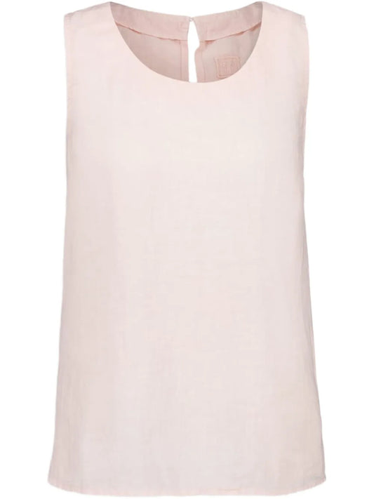 Sleeveless Linen Top
