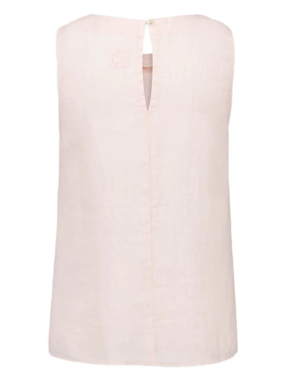 Sleeveless Linen Top