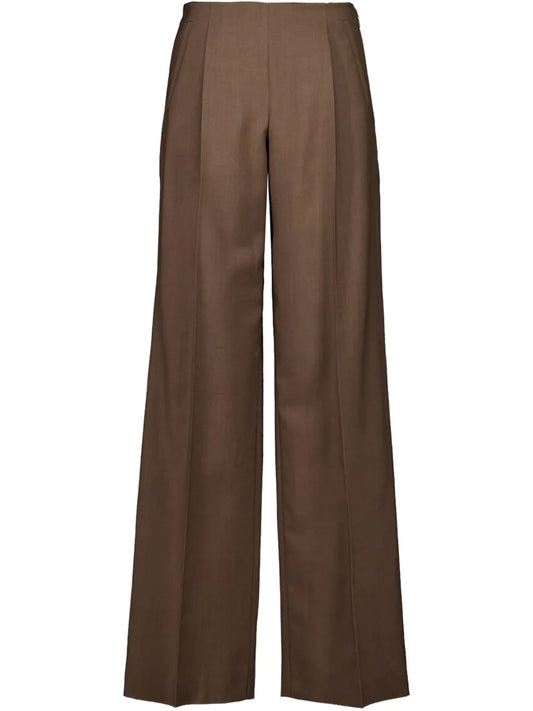 Wide-Leg Tailored Trousers