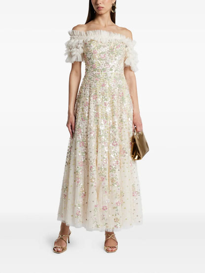 Sequin-Embellished Dress