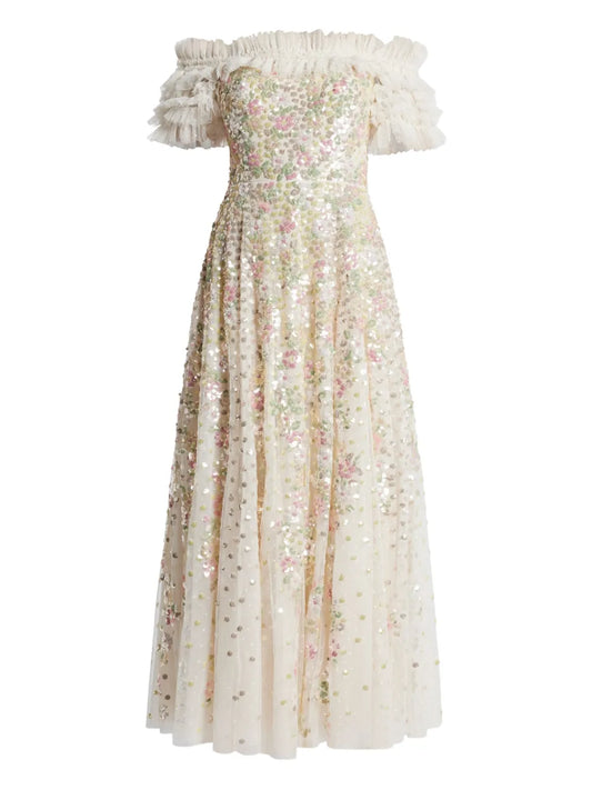 Sequin-Embellished Dress