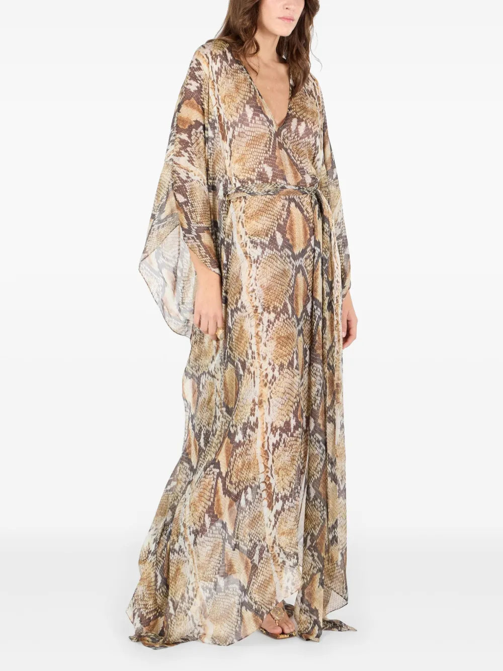 Snakeskin-Print Dress