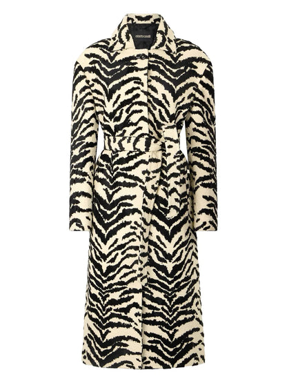 Tiger-Print Coat