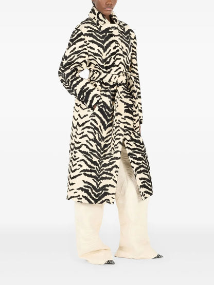 Tiger-Print Coat