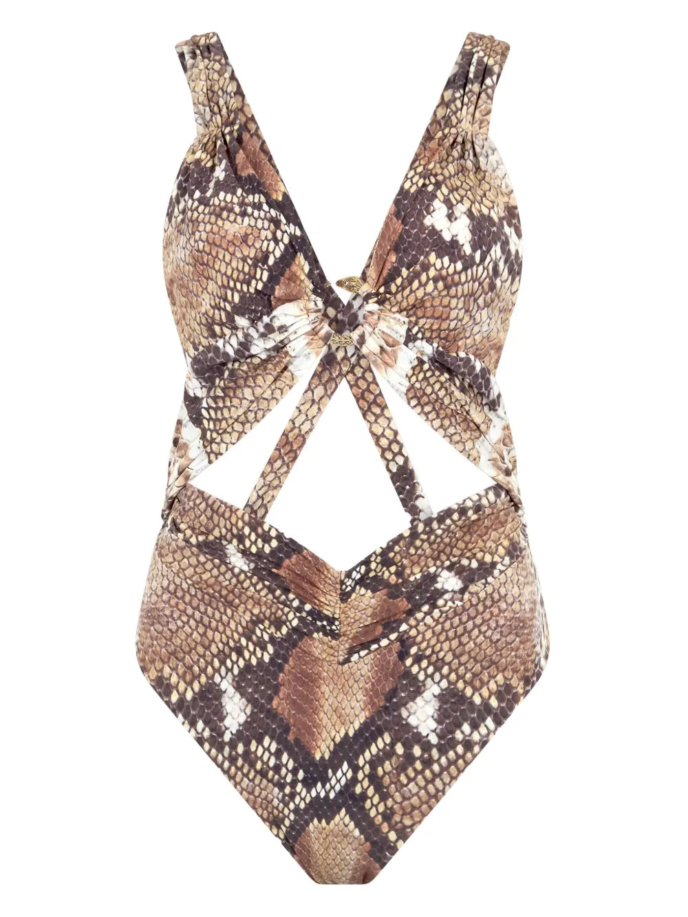 Snake-Print Swimsuit