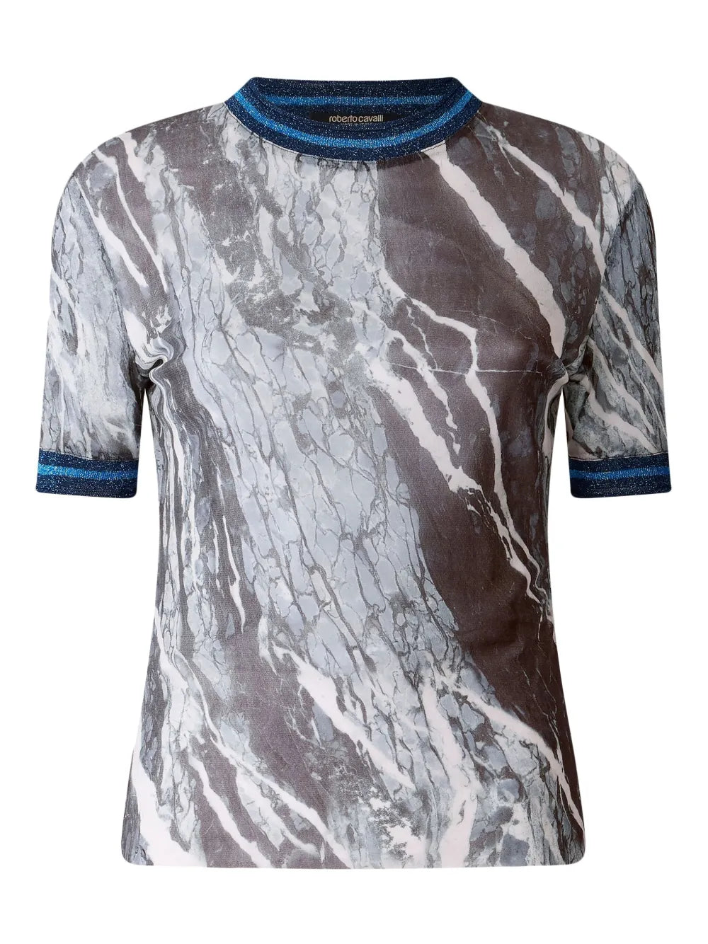 Marble-Print T-Shirt