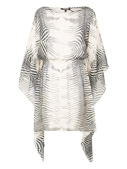 Zebra-Print Dress