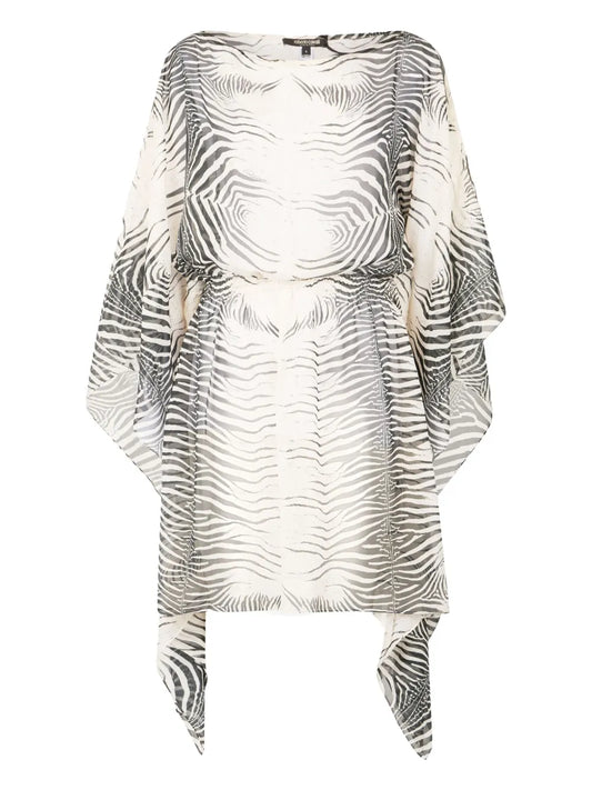 Zebra-Print Dress