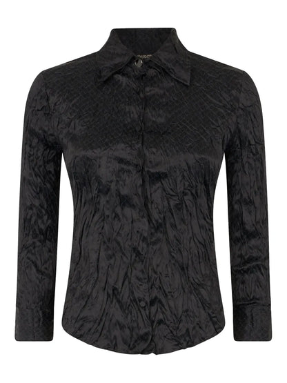 Crinkled-Effect Shirt