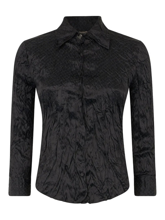 Crinkled-Effect Shirt