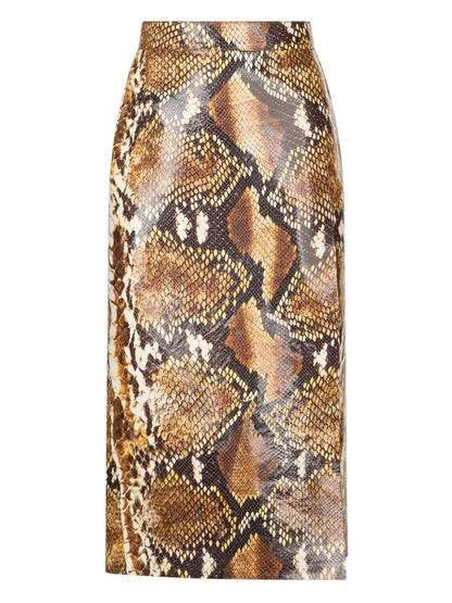 Reptile-Skin Effect Skirt