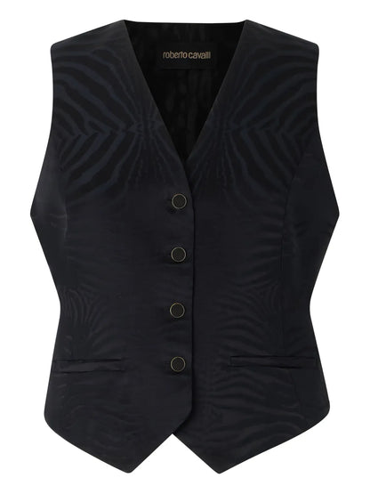 Tiger-Pattern Waistcoat