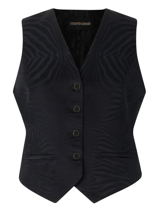 Tiger-Pattern Waistcoat