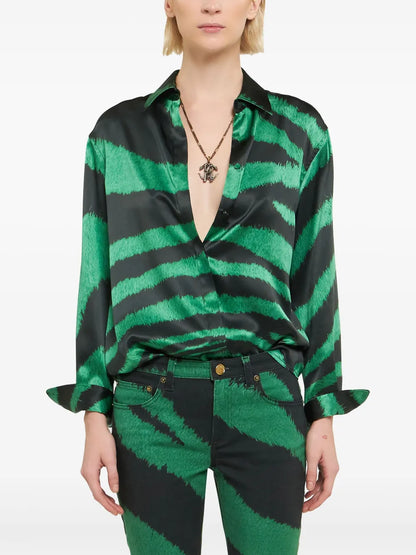 Zebra-Print Shirt