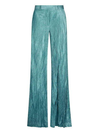 Crease-Effect Trousers