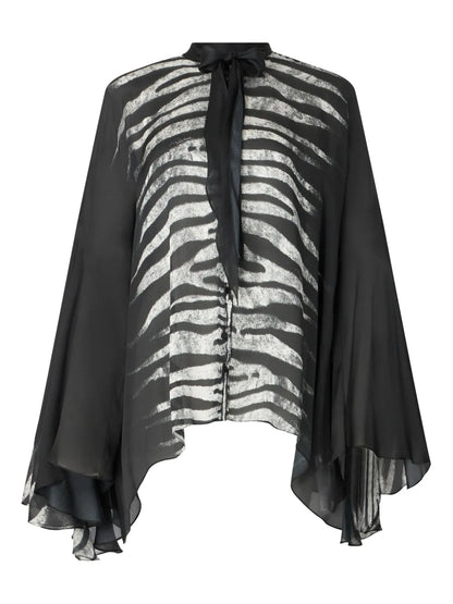 Printed Silk Blouse