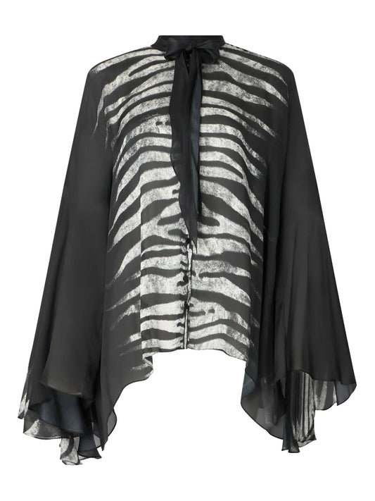 Printed Silk Blouse