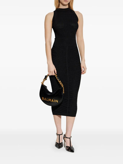 Ribbed Bodycon Midi Dress
