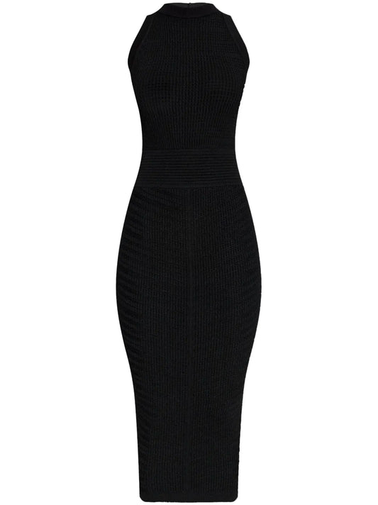 Ribbed Bodycon Midi Dress