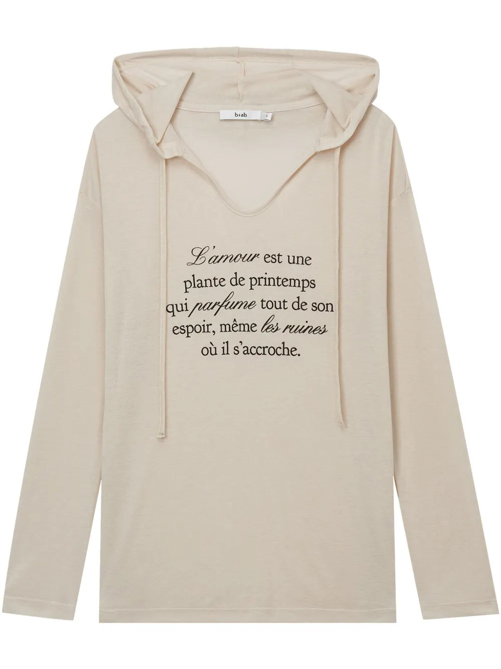 Slogan-Print Hoodie