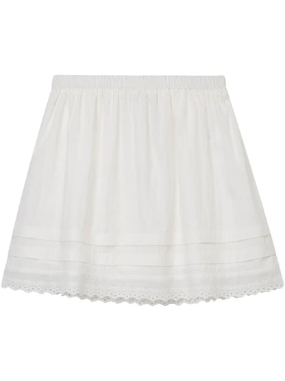 Embroidery Mini Skirt